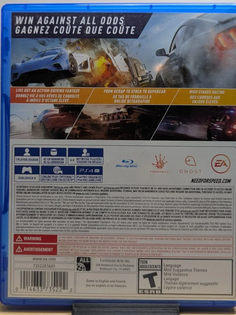Need for Speed Payback - Sony PlayStation 4 CIB Tested!